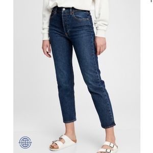 GAP high Rise Cheeky Straight Jean with Washwell